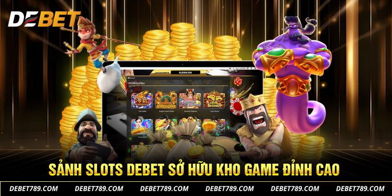 Sảnh slots DEBET sở hữu kho game đỉnh cao